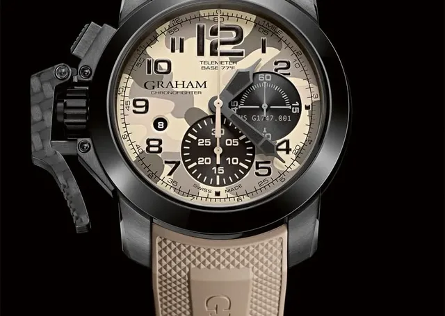 Graham Chronofighter Oversize Black Arrow